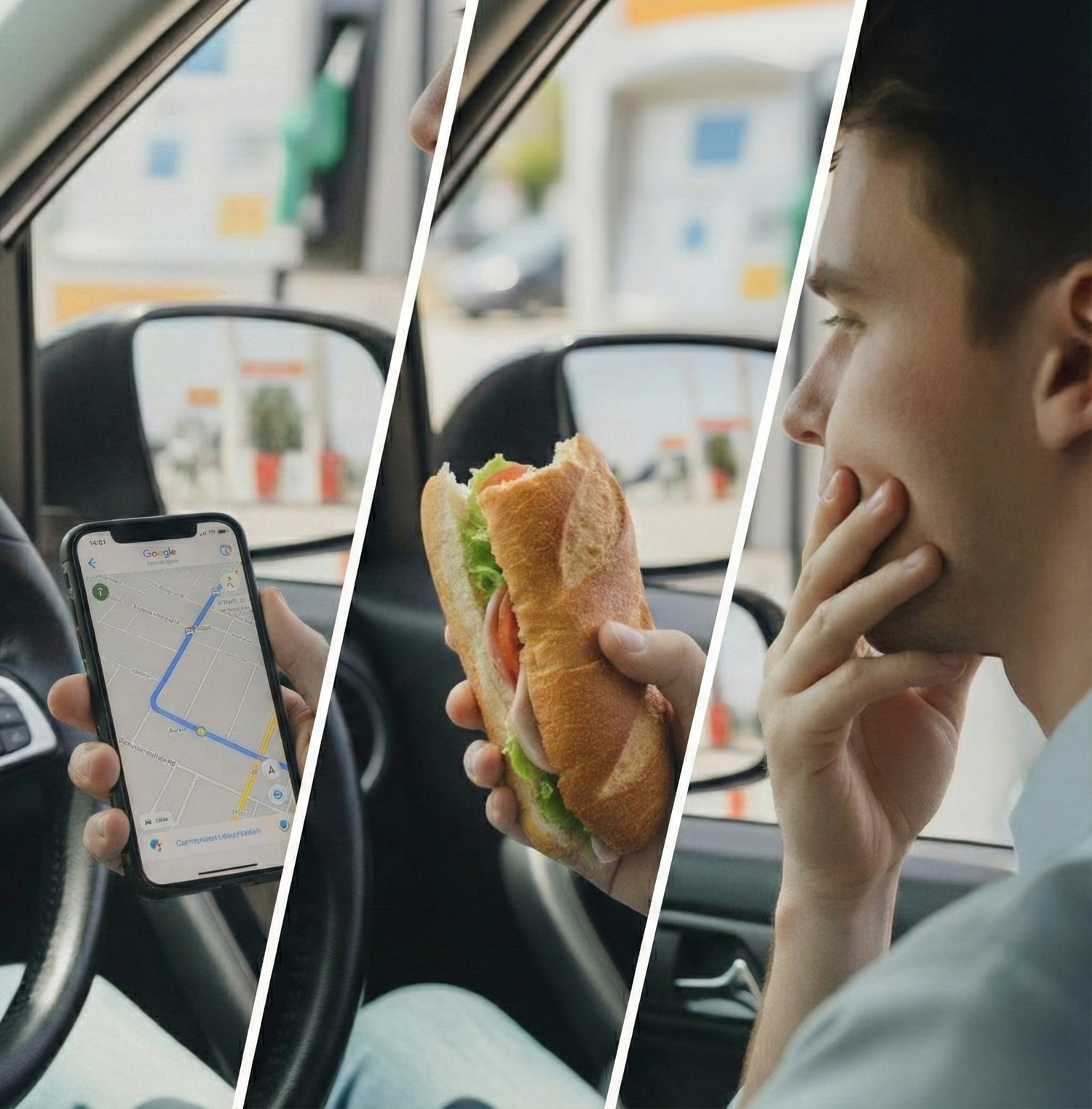 Na het tanken raken automobilisten vaak hun telefoon, eten en gezicht aan waardoor bacteriën zich kunnen verspreiden.